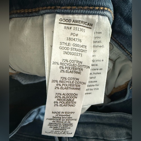 Good American Indigo Denim Jeans - Picture 4 of 4